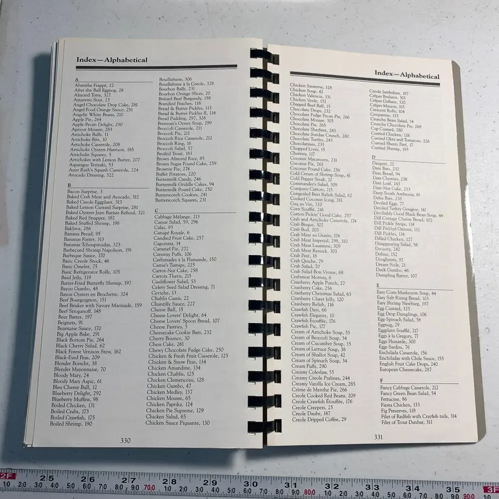 vintage cookbook La Bonne Cuisine New Orleans restaurants recipes spiral bound